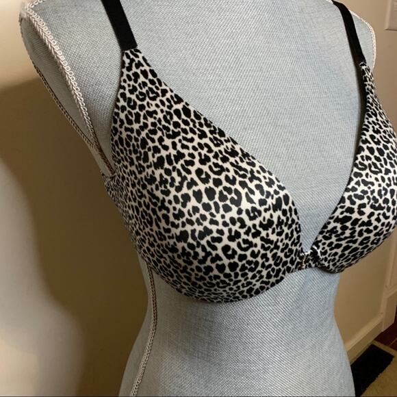Victoria's Secret Very Sexy Uplift Plunge Bra 34D Leopard Print - Picture 5 of 5